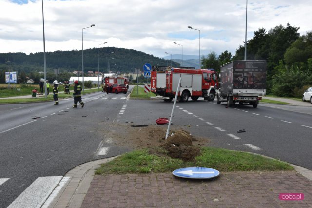 Zdarzenie drogowe z udziałem czterech pojazdów na bielawskiej obwodnicy!