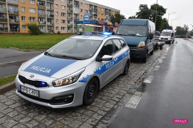 Zdarzenie drogowe z udziałem pieszej w Dzierżoniowie