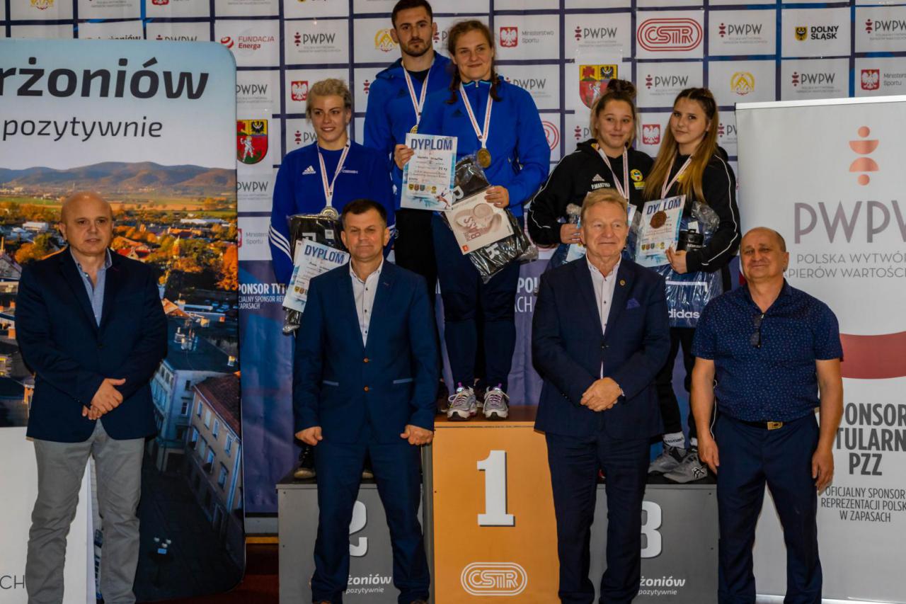 Paulina Martyka zdobywa brązowy medal Mistrzostw Polski Seniorek w Zapasach