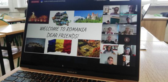 Wirtualna podróż łagiewnickich uczniów do Rumunii