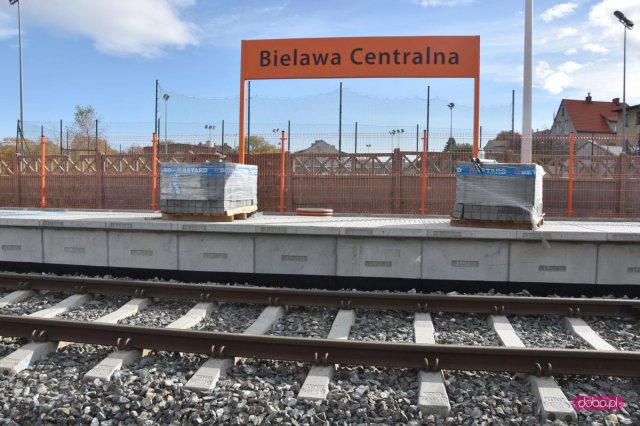 Przystanek kolejowy Bielawa Centralna na ukończeniu