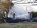Pożar opon w Dobrocinie