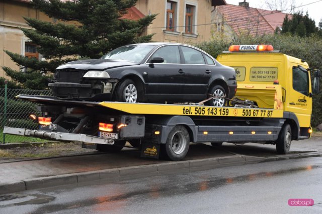 Volkswagenem uderzył w słup w Piławie Górnej