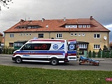 Akcja ratunkowa na ul. Frankowskiego w Bielawie