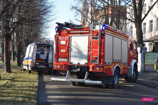 Reanimacja na ulicy w Bielawie