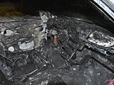 Pożar samochodu w Bielawie 