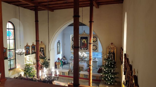 Kolędowanie w kościele p.w. Matki Boskiej Częstochowskiej w Łagiewnikach