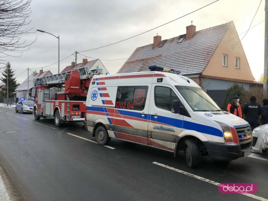 Pożar domu przy ulicy Staszica