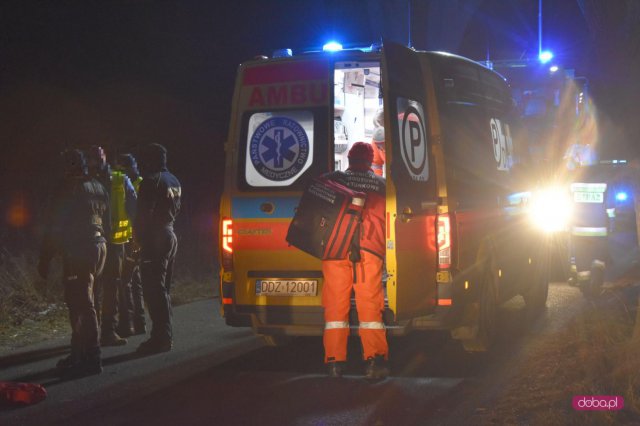 Wypadek na drodze Ostroszowice - Kietlice