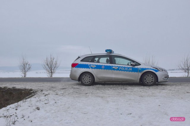 Samochód wypadł z drogi Łagiewniki -  Ratajno