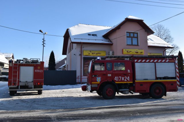 Pożar piekarni w Uciechowie w gminie Dzierżoniów