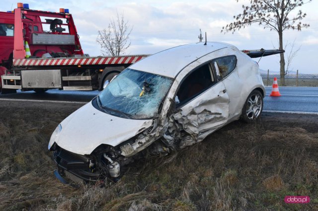 Zderzenie pojazdów na ósemce