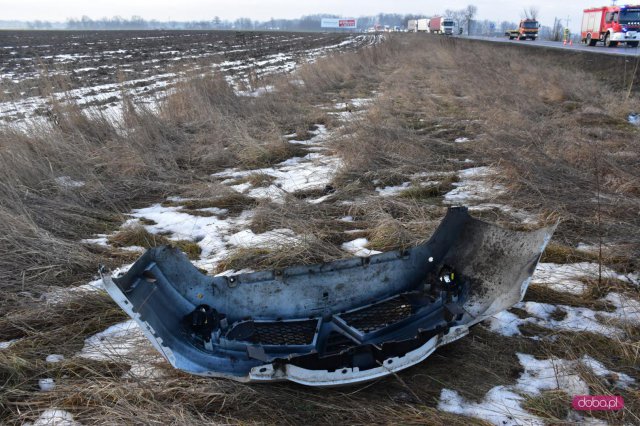 Zderzenie pojazdów na ósemce