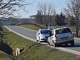 Zderzenie dwóch pojazdów w Piławie Górnej