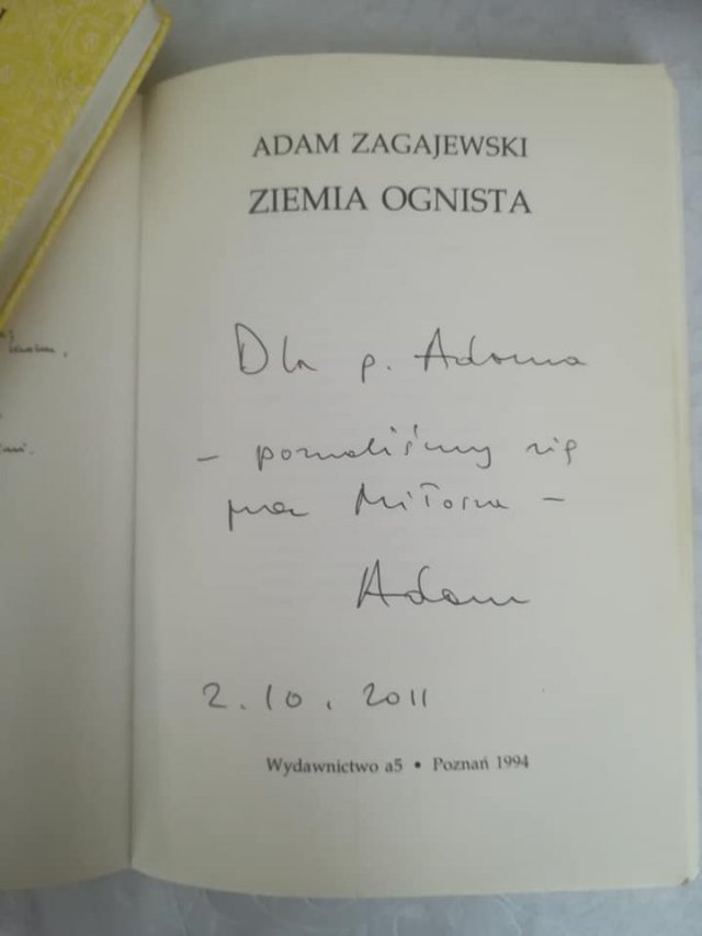 Adam Lizakowski o poecie Adamie Zagajewskim