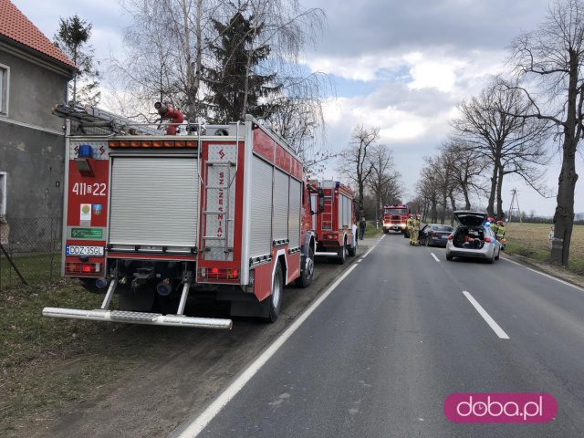 Wypadek na drodze Dzierżoniów - Świdnica