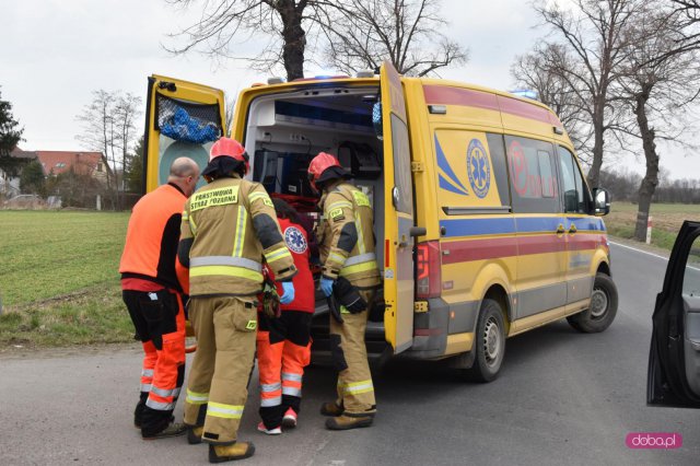 Wypadek na drodze Dzierżoniów - Świdnica