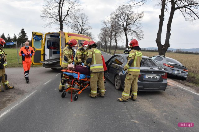 Wypadek na drodze Dzierżoniów - Świdnica