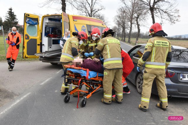 Wypadek na drodze Dzierżoniów - Świdnica