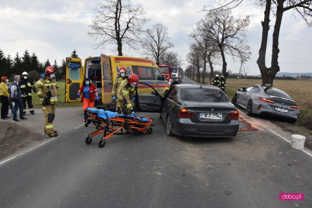 Wypadek na drodze Dzierżoniów - Świdnica