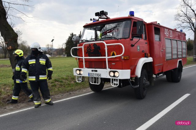 Wypadek na drodze Dzierżoniów - Świdnica