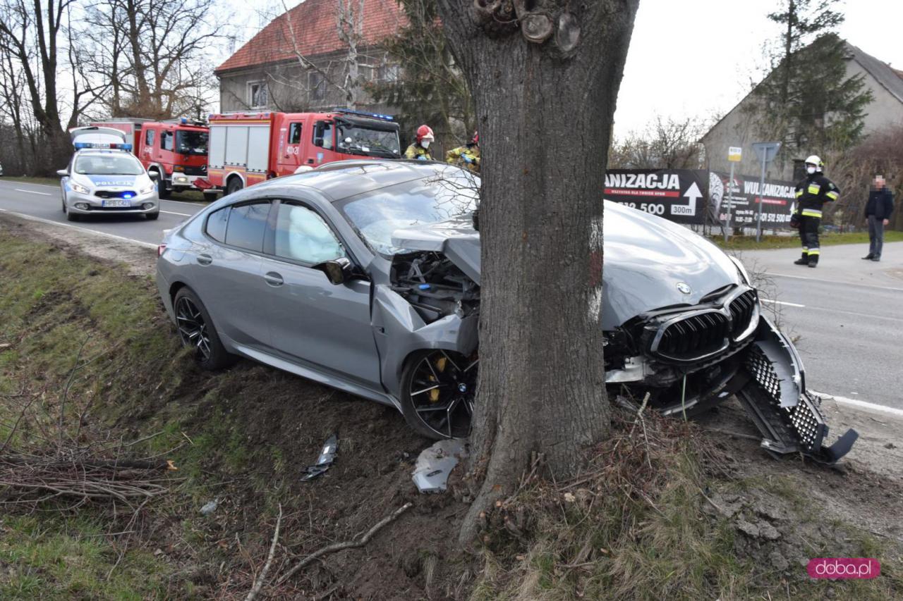 Wypadek na drodze Dzierżoniów - Świdnica