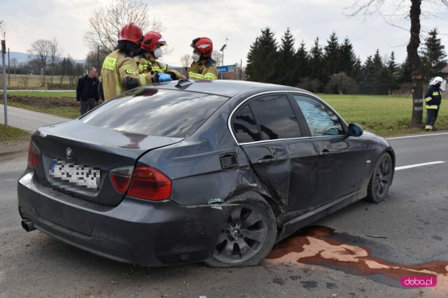 Wypadek na drodze Dzierżoniów - Świdnica