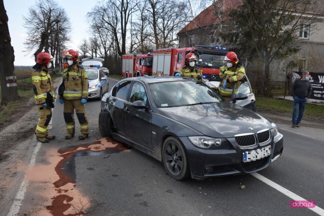Wypadek na drodze Dzierżoniów - Świdnica