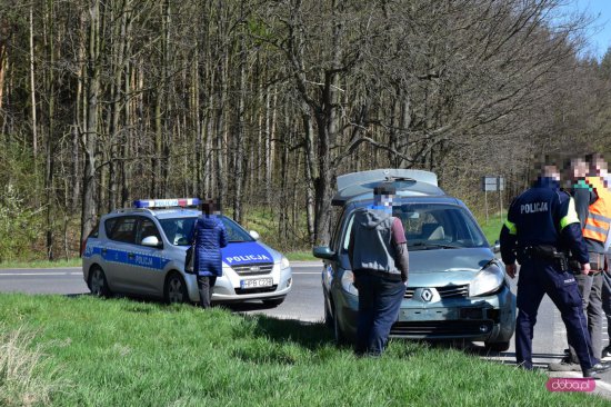 Zderzenie skody z renault 