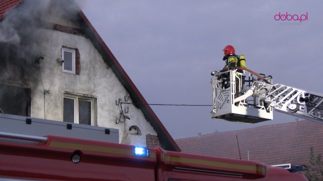 Pożar domu w Sieniawce