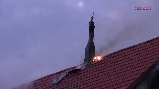 Pożar domu w Sieniawce