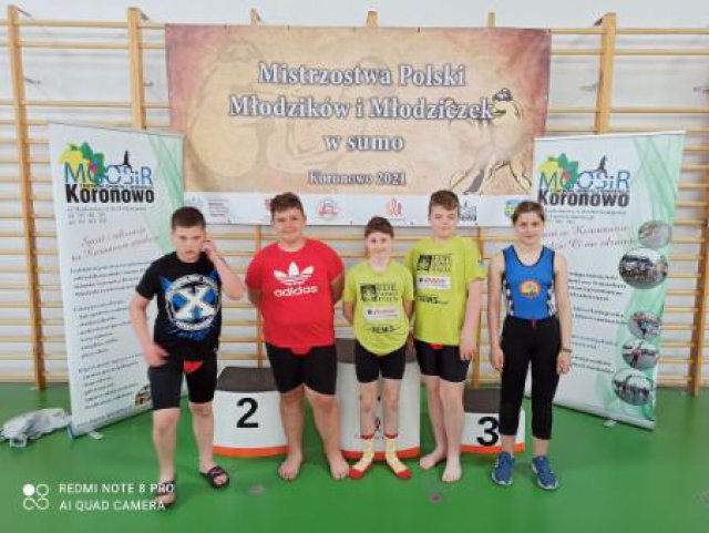 Młodzicy walczyli w Mistrzostwach Polski w Sumo