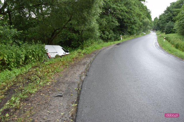 Zderzenie pojazdów na drodze Gilów - Niemcza