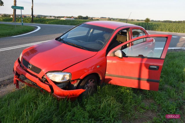 Zderzenie trzech pojazdów na ósemce