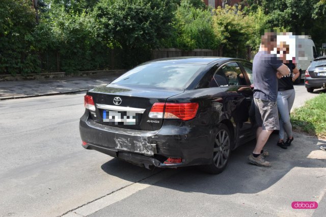 Zderzenie pojazdów na Kilińskiego w Dzierżoniowie