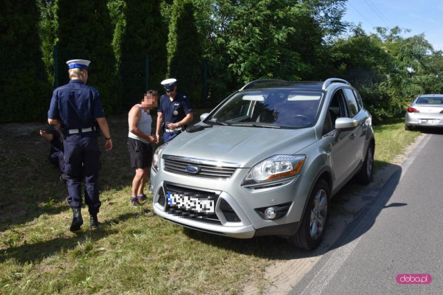 Zderzenie volkswagena z fordem w Bielawie