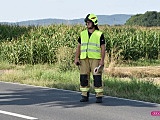 Zderzenie trzech pojazdów na drodze Dzierżoniów - Świdnica 