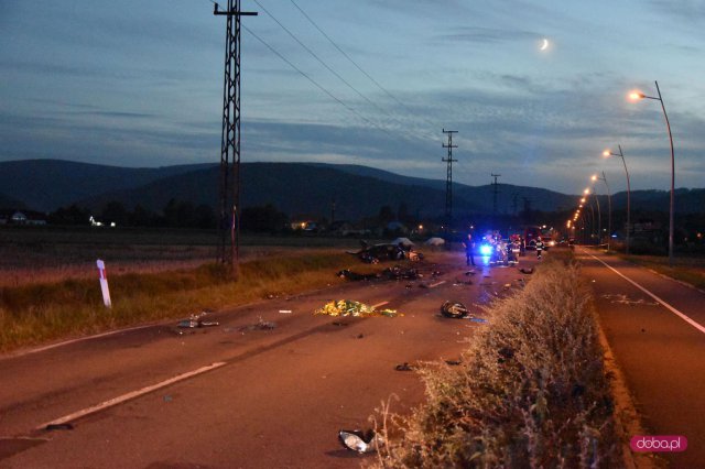 Śmiertelny wypadek motocyklisty!