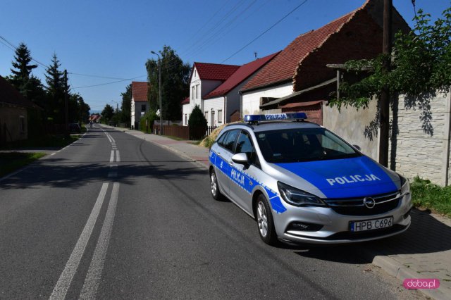 Dziecko wybiegło przed motocykl