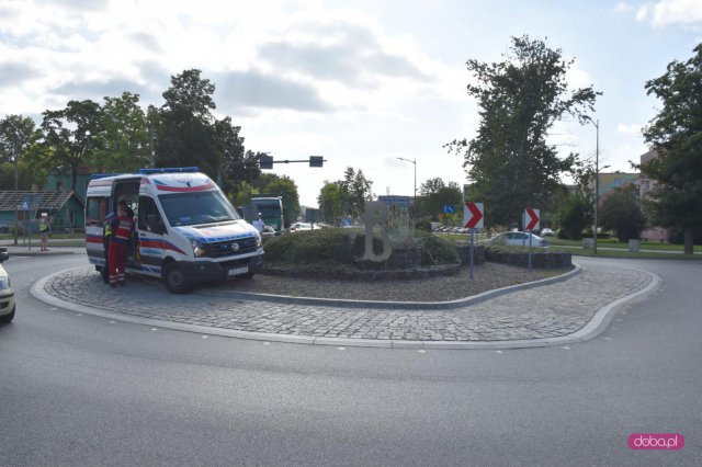 Kolizja na Rondzie Polskiego Państwa Podziemnego w Dzierżoniowie