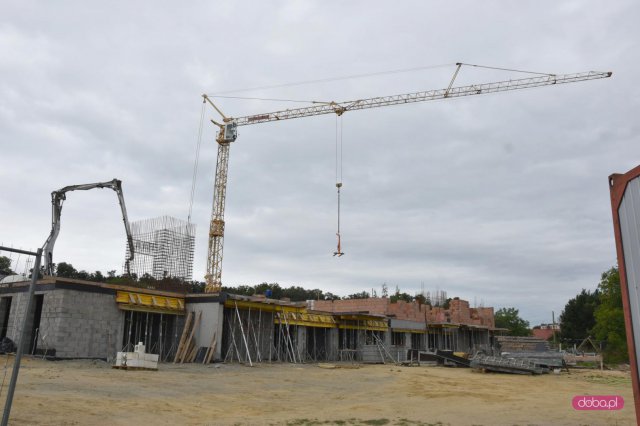 Rośnie nowy budynek mieszkalny w Piławie Górnej