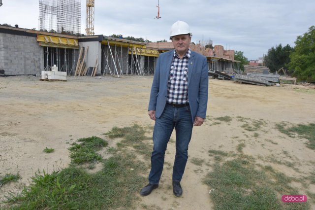 Rośnie nowy budynek mieszkalny w Piławie Górnej