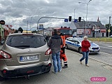 Zderzenie trzech aut w Łagiewnikach