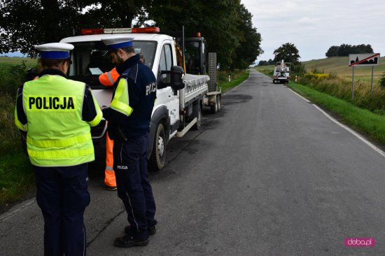 Kolizja dwóch pojazdów w Byszowie