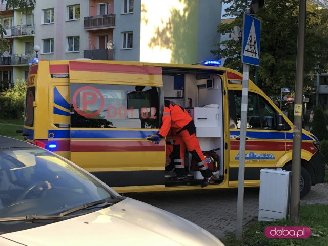 Potrącenie pieszej w Dzierżoniowie