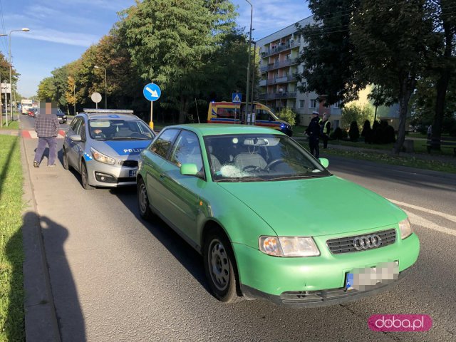 Potrącenie pieszej w Dzierżoniowie