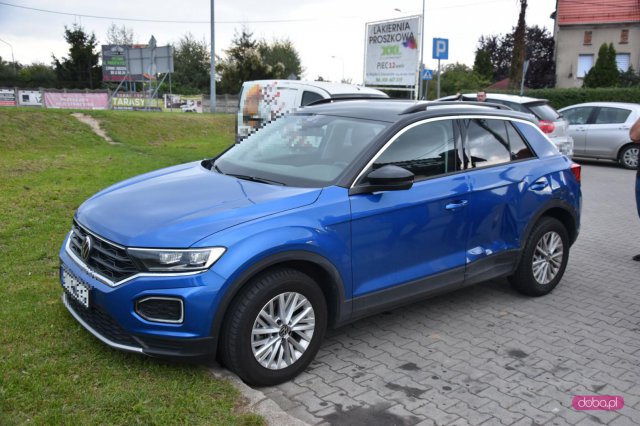 Kolizja na Rondzie Bieltexu w Bielawie