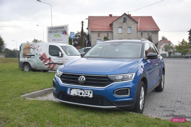 Kolizja na Rondzie Bieltexu w Bielawie