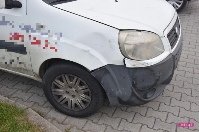 Kolizja na Rondzie Bieltexu w Bielawie
