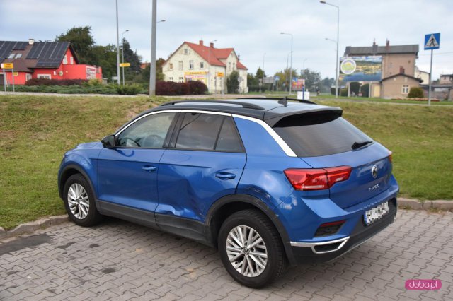 Kolizja na Rondzie Bieltexu w Bielawie